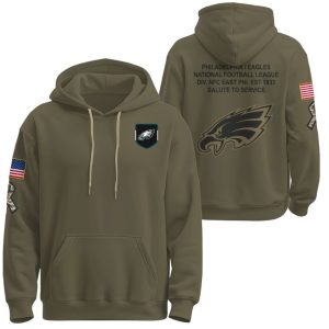 Eagles 2025 Salute To Service Hoodie