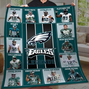 Eagles Legends Fleece Blanket