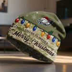 Eagles Salute To Service Christmas Beanie Hat