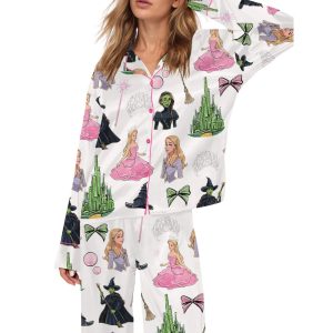 Elphaba And Glinda Glitter Pajama Set 1 Elphaba And Glinda Glitter Pajama Set