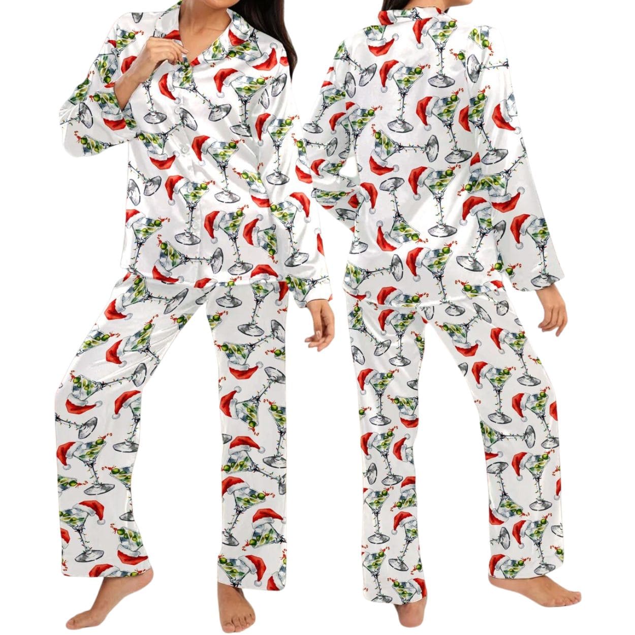 Espresso Martini Christmas Pajamas Set Espresso Martini Christmas Pajamas Set