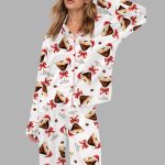 Espresso Martini Christmas Silky Satin Pajama Set
