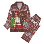 Fa la La Llama Xmas Holiday Pajama Set