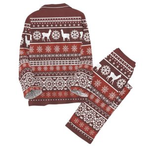 Fa la La Llama Xmas Holiday Pajama Set 1 Fa la La Llama Xmas Holiday Pajama Set 2
