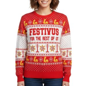 Festivus For the Rest of Us Ugly Christmas Sweater 1