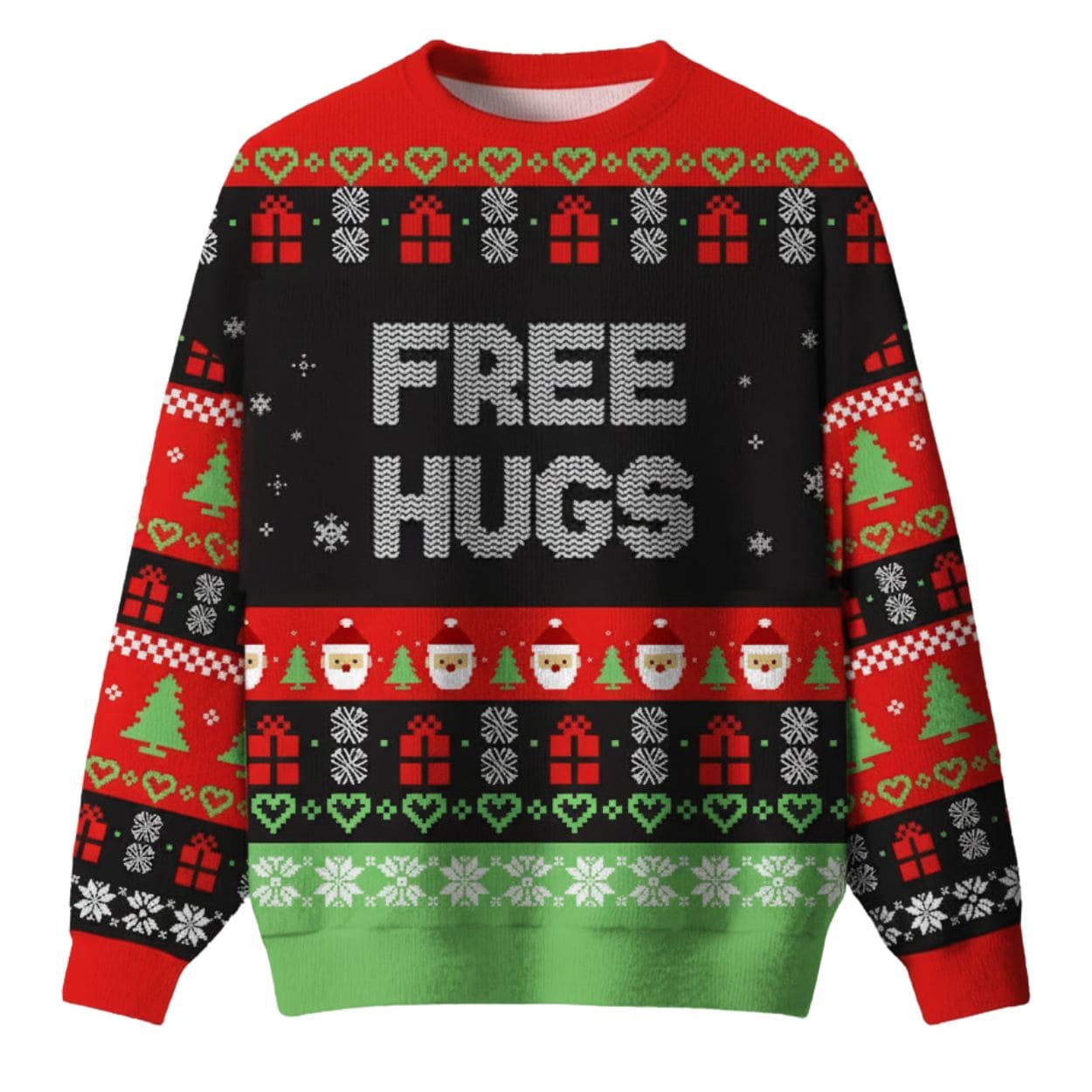 Free Hugs Ugly Christmas Sweater Free Hugs Ugly Christmas Sweater