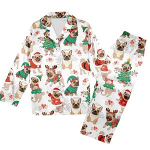French Bulldog Christmas Pajamas Set