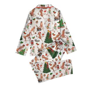 Funny Christmas Marcus The Worm Pajamas Set 2