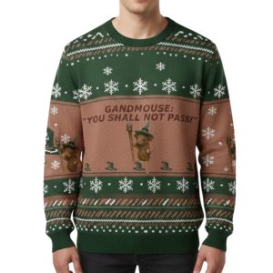 Funny Gandmouse You Shall Not Pass Ugly Sweater 1 Funny Gandmouse You Shall Not Pass Ugly Sweater 1