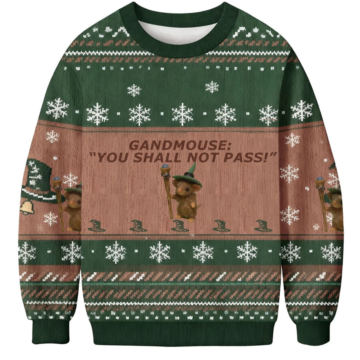 Funny Gandmouse You Shall Not Pass Ugly Sweater Funny Gandmouse You Shall Not Pass Ugly Sweater