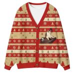 Funny Smoking Cat Meme Ugly Cardigan Sweater