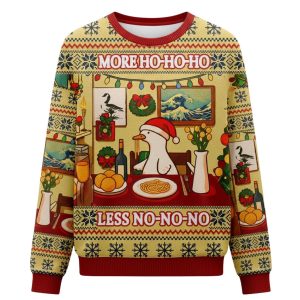 Geese During The Festival Christmas Ugly Sweater 1