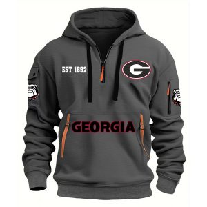 Georgia Football EST 1892 Quarter Zip Hoodie 1