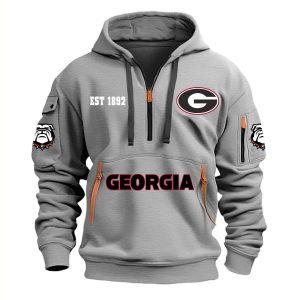 Georgia Football EST 1892 Quarter Zip Hoodie 2