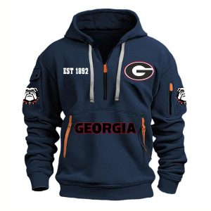 Georgia Football EST 1892 Quarter Zip Hoodie 3
