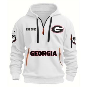 Georgia Football EST 1892 Quarter Zip Hoodie 4