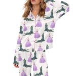 Glinda And Elphaba For Good Satin Pajama Set