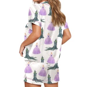 Glinda And Elphaba For Good Satin Pajama Set