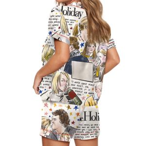 Holiday Movie Christmas Silky Satin Pajama Set