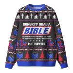 Hungey Grab A Bible Ugly Christmas Sweater