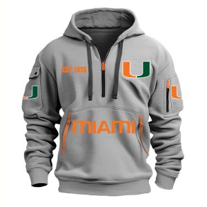 Hurricanes EST 1926 Quarter Zip Hoodie 2
