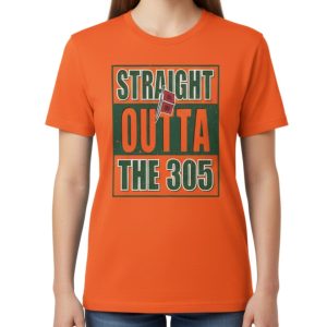 Hurricanes Straight Outta The 305 Shirt 2