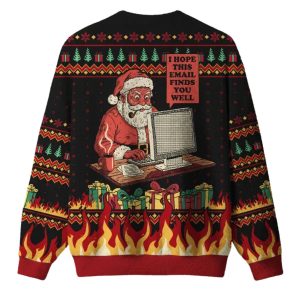 I Hope This Email Finds You Well Ugly Christmas Sweater