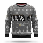 I Just Gotta Be Me Penguins Christmas Ugly Sweater