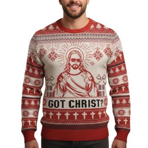 Jesus Got Christ Ugly Christmas Sweater 2 Jesus Got Christ Ugly Christmas Sweater 1