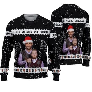 Jimmy Garoppolo Maxx Crosby Las Vegas Football Ugly Christmas Sweater