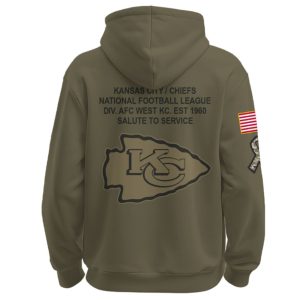 KC Chiefs 2025 Salute To Service Hoodie