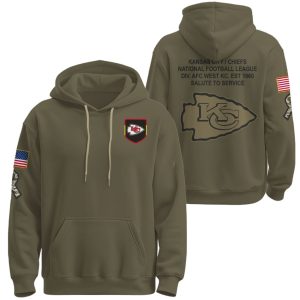 KC Chiefs 2025 Salute To Service Hoodie