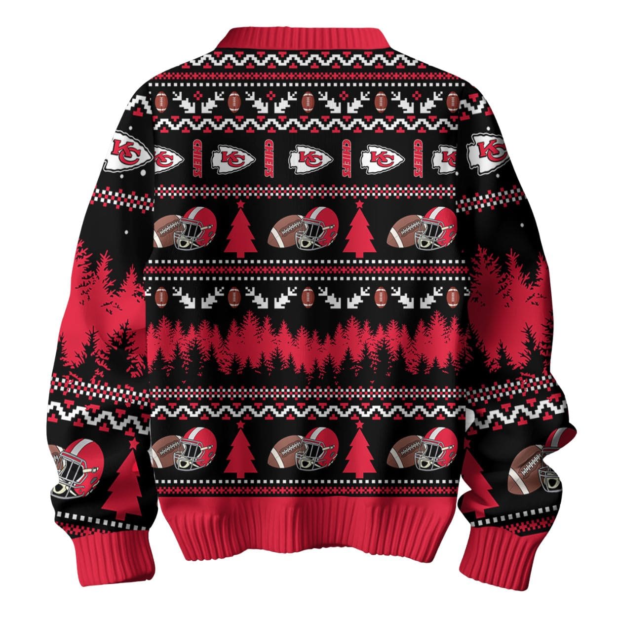 KC Chiefs Tis The Season Christmas Ugly Sweater KC Chiefs Tis The Season Christmas Ugly Sweater