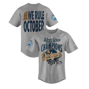 LA Dodgers World Series We Rule October Jersey