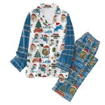 Lions Football Christmas Pajamas Set