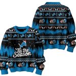 Lions Tis The Season Christmas Ugly Sweater