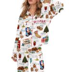 Loveliest Time Of Year Silky Satin Pajama Set
