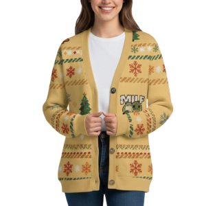 Man I Love Frogs Ugly Cardigan Sweater