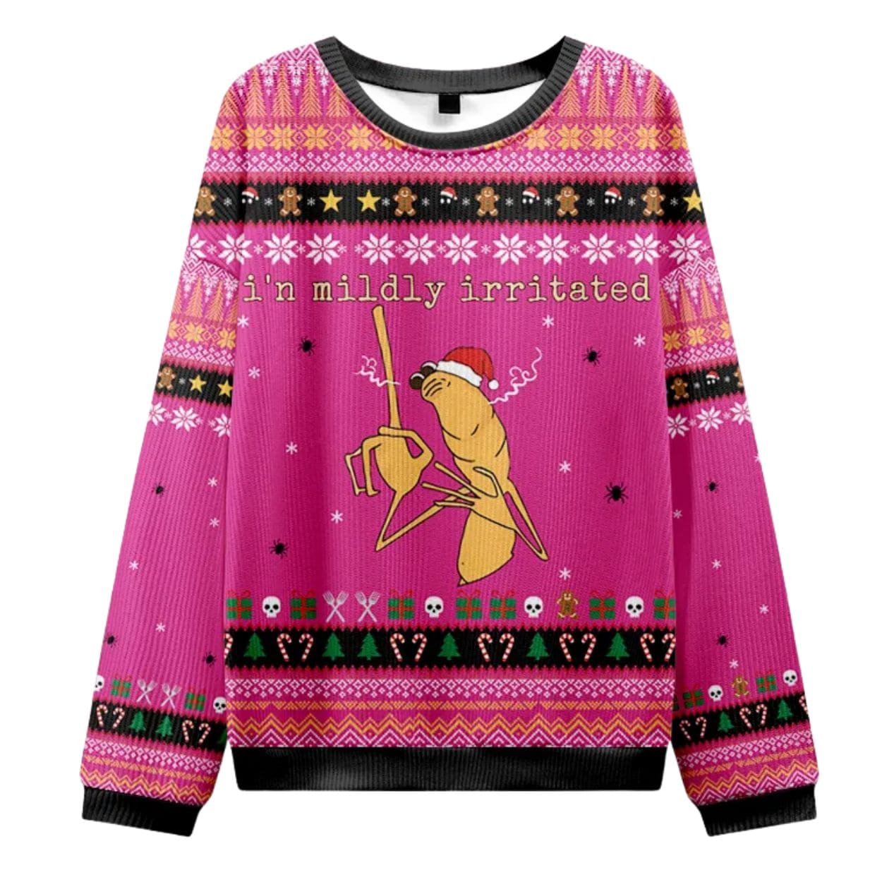 Marcus The Worm I’m Mildly Irritated Christmas Ugly Sweater Marcus The Worm I’m Mildly Irritated Christmas Ugly Sweater