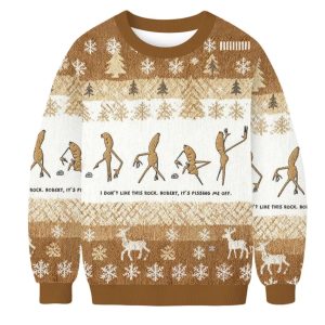 Marcus The Worm Meme Christmas Ugly Sweater 2