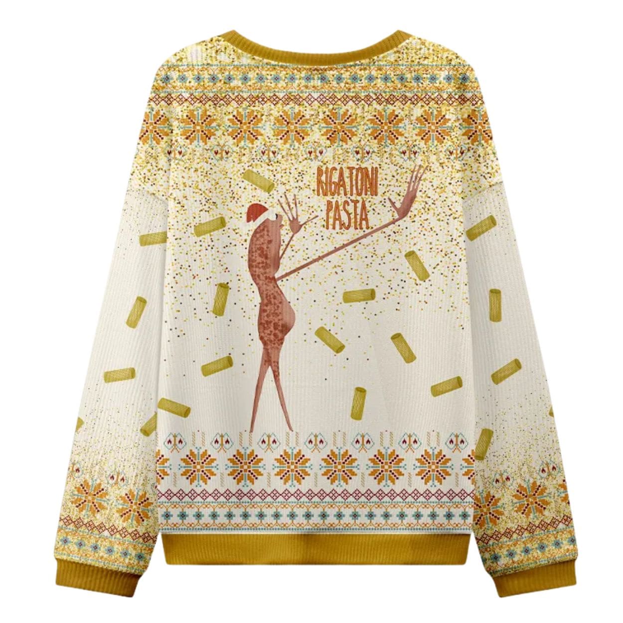 Marcus The Worm Rigatoni Pasta Christmas Ugly Sweater Marcus The Worm Rigatoni Pasta Christmas Ugly Sweater