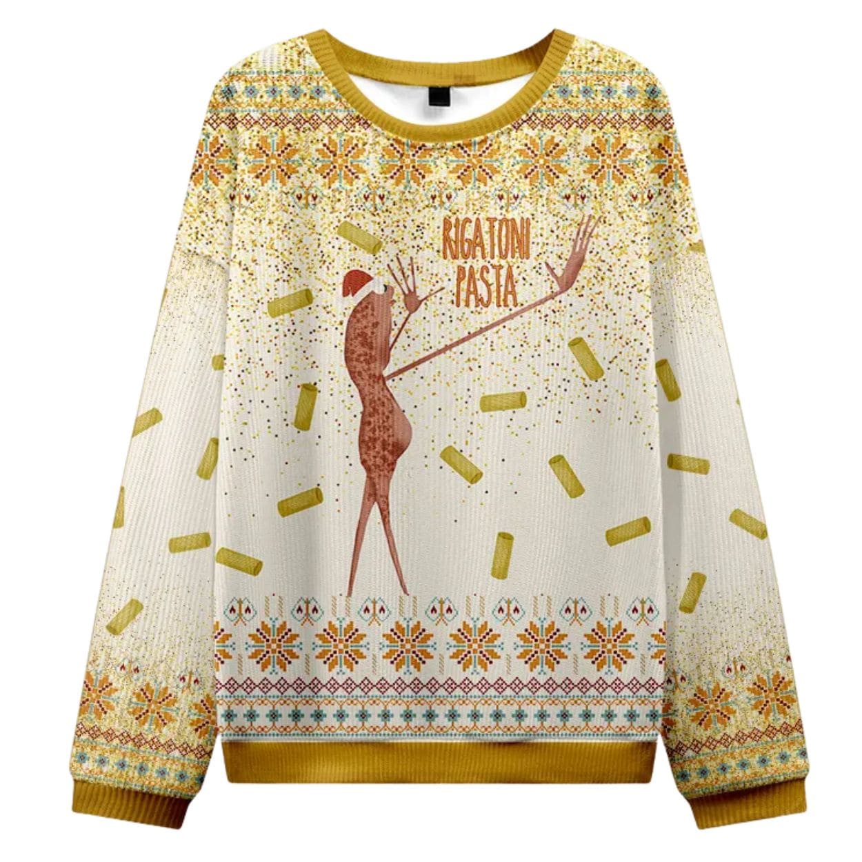 Marcus The Worm Rigatoni Pasta Christmas Ugly Sweater Marcus The Worm Rigatoni Pasta Christmas Ugly Sweater