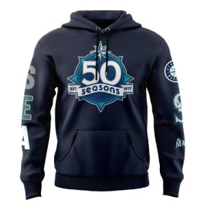 Mariners Baseball 50 Seasons Hoodie