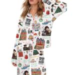 McCallister Home Security Christmas Movie Satin Pajama Set