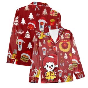 Merry Christmas McDonald's Pajamas Set 1 Merry Christmas McDonald's Pajamas Set 1