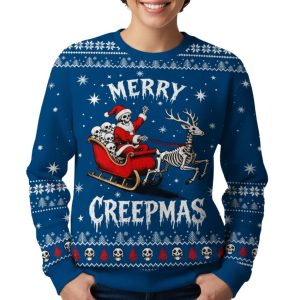 Merry CreepMas Ugly Christmas Sweater 1