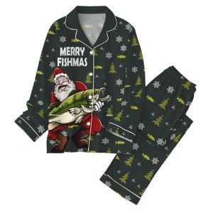 Merry Fishmas Fishing Pajama Set