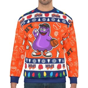 Mets Baseball LFGM Ugly Christmas Sweater