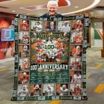Miami Hurricanes 100th Anniversary Blanket