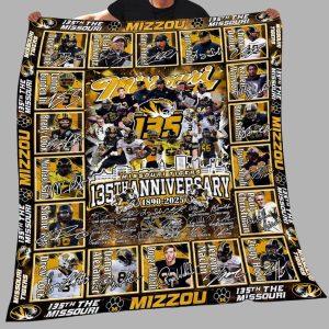 Missouri Tigers 135th Anniversary Blanket